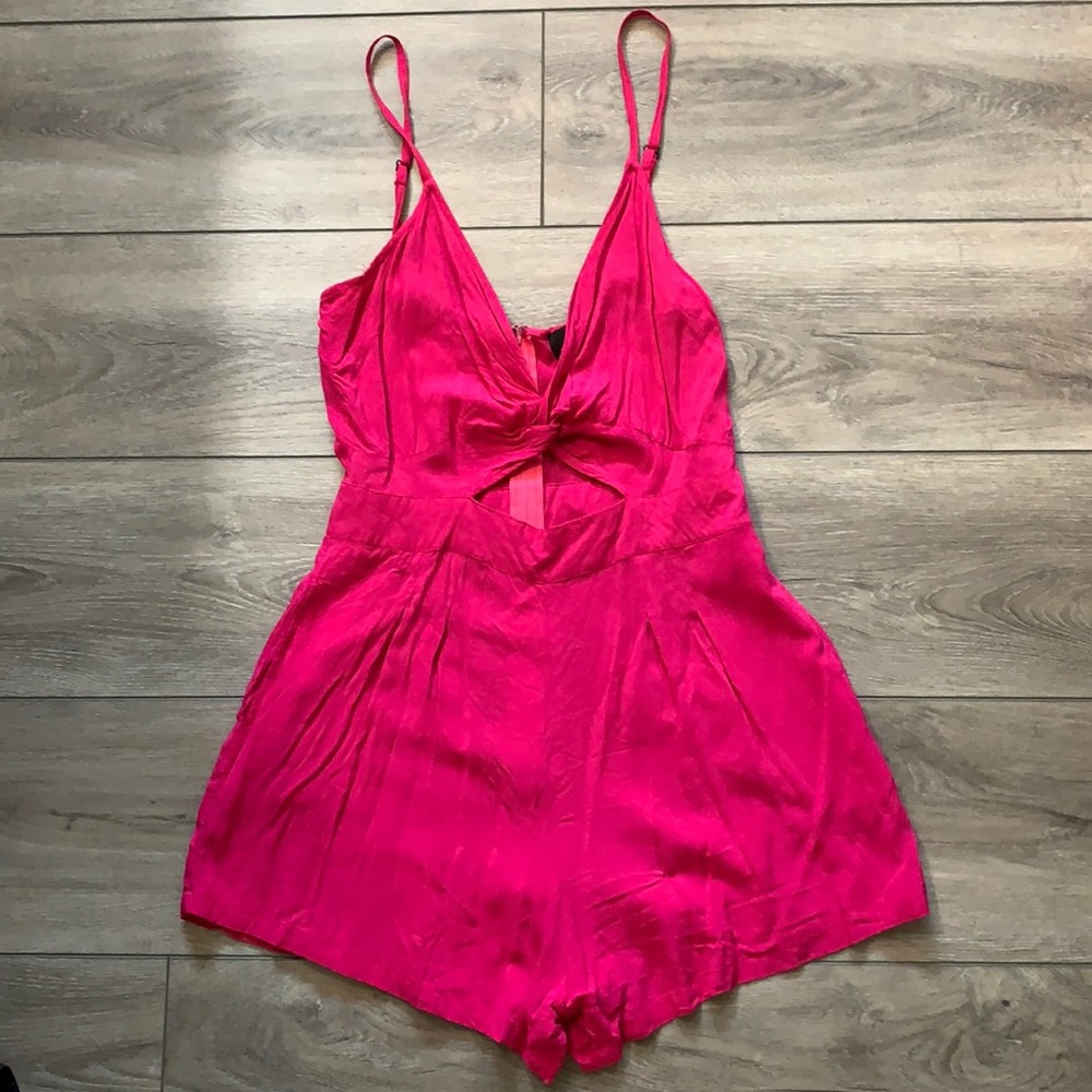 Hot Pink Romper